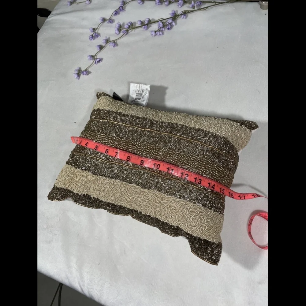 NWD‎ Lacourte Gatsby Beaded Decorative Pillow